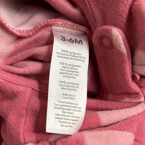 Carter’s Child of Mine Punk Polkadot Sheep Fleece Sleep and Play 3-6 months EUC - Picture 12 of 12